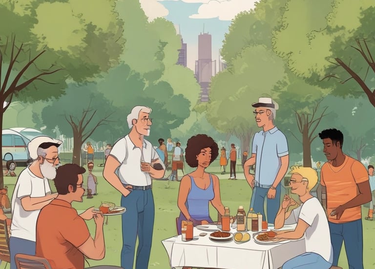 Participants enjoying a gym session together.