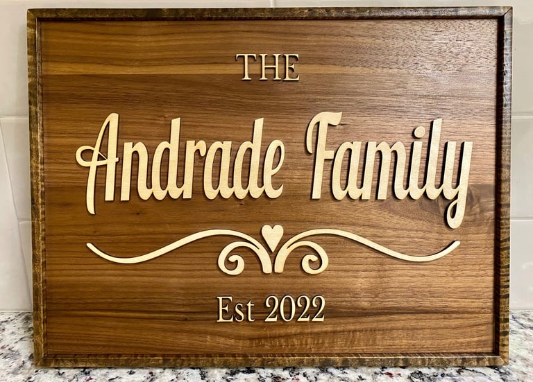 family sign