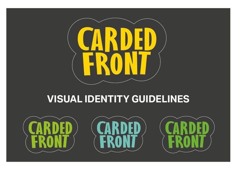 carded front visual identity guidlines