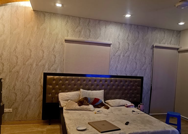 latest wall panels for bedroom