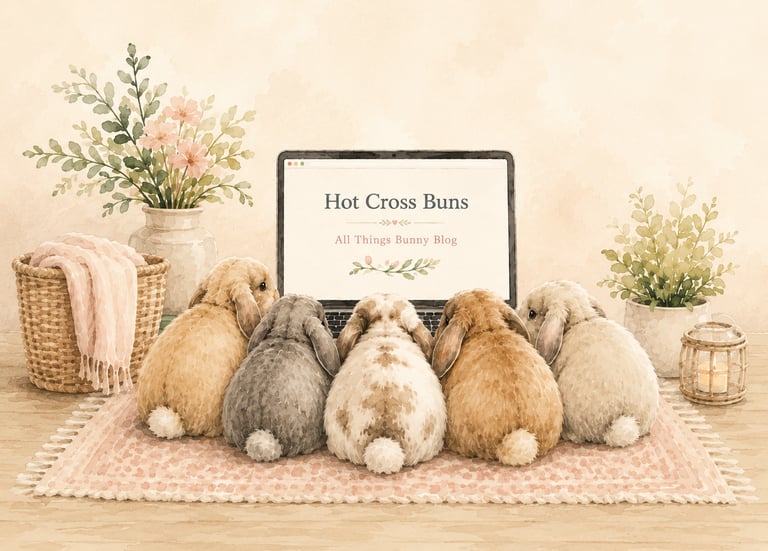 Hot Cross Buns All Things Bunny Blog Homepage image
