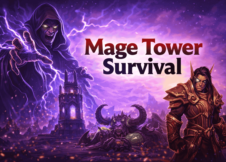 Mage Tower, mind set, muscle memory, relax, strategies 