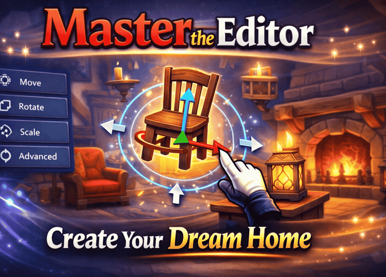 Housing editor controls, Gizmo T Key, Housing float mechanic WoW, WoW Midnight housing budget