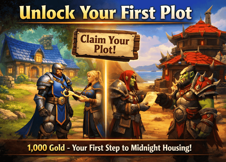 How to unlock your first plot WoW Midnight, Founder's Point housing guide, A House For You quest WoW
