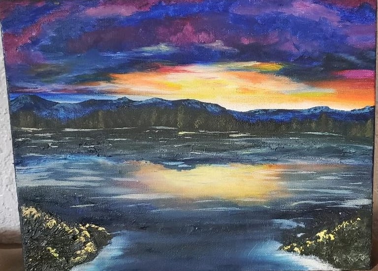 Awestruck (painting) Kylee Nicole Smith