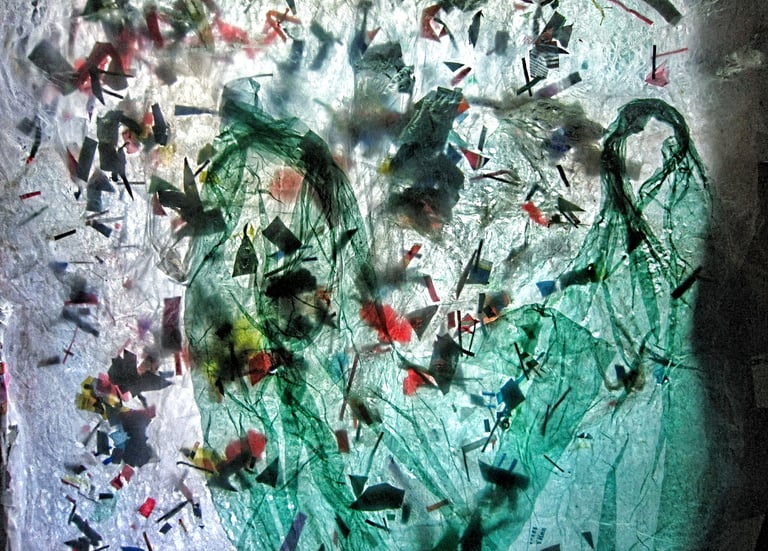 Plastic bag sprinkle image 