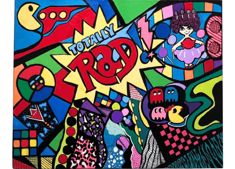 Abstract of 80s games - Decade Series by Art by Frankie - Frankie Cervantes. 
