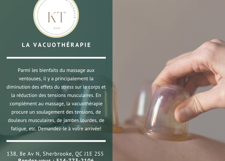 KT Massothérapie Publication vacuothérapie