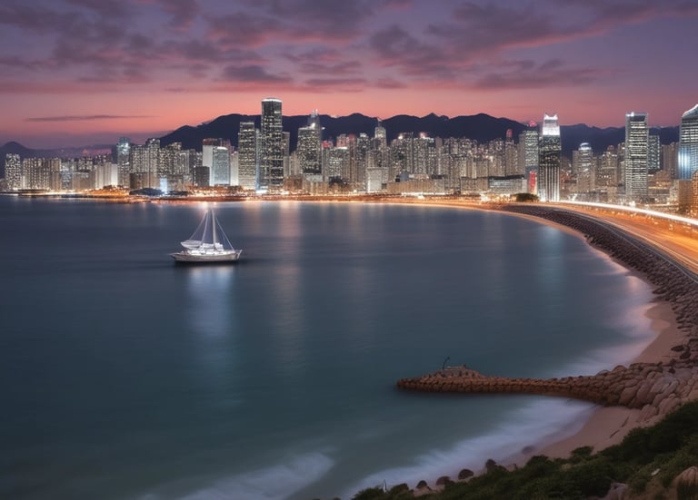 부산달리기의 부산 배경