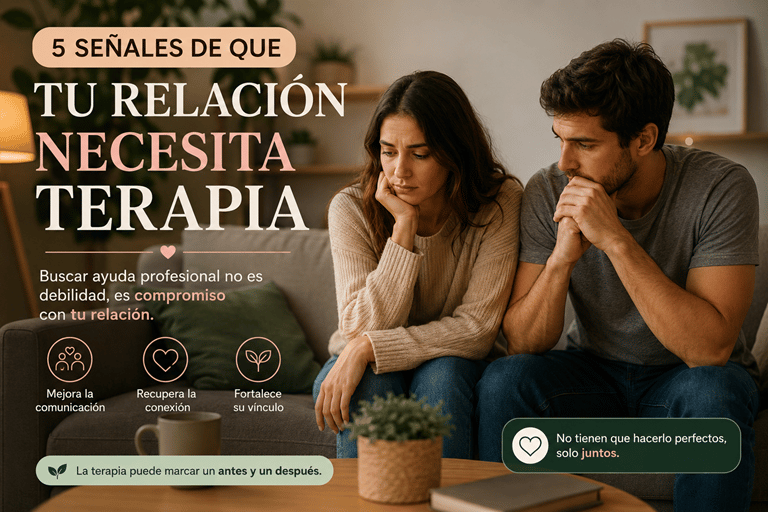 Una pareja triste sentada en un sofá necesita terapia de pareja para mejorar su comunicación.