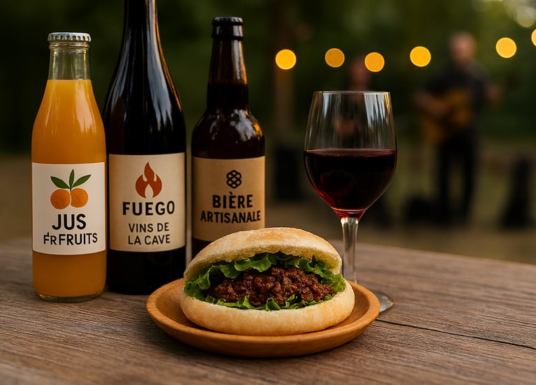 Boissons locales Fuego traiteur