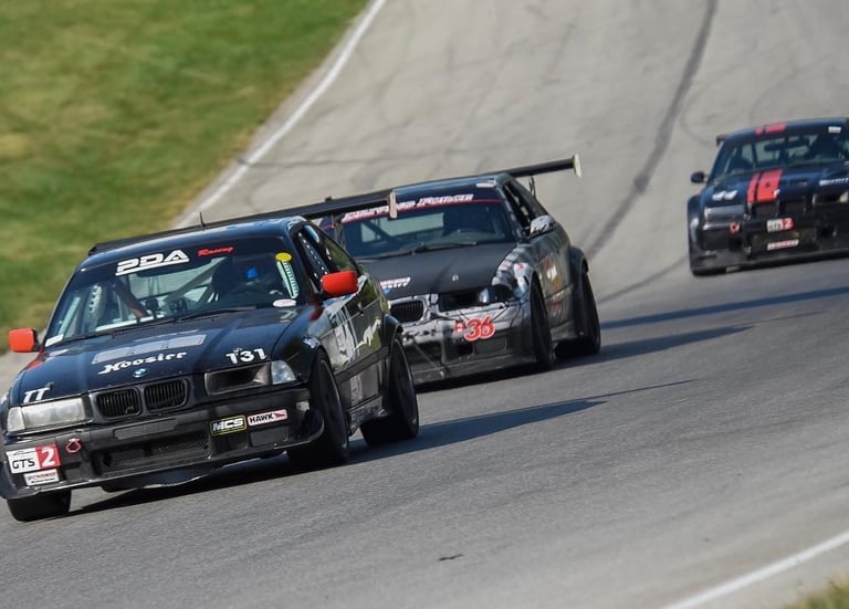 Jason Friday racing at Mid-Ohio