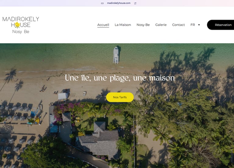Site web : Madirokely House