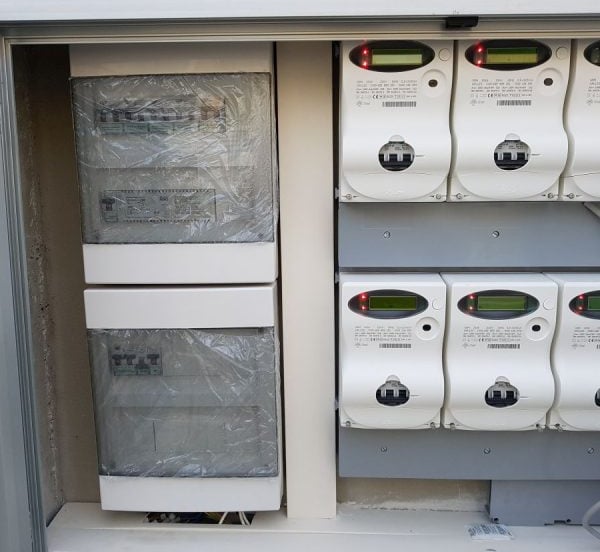 impianto e cassetta elettrica