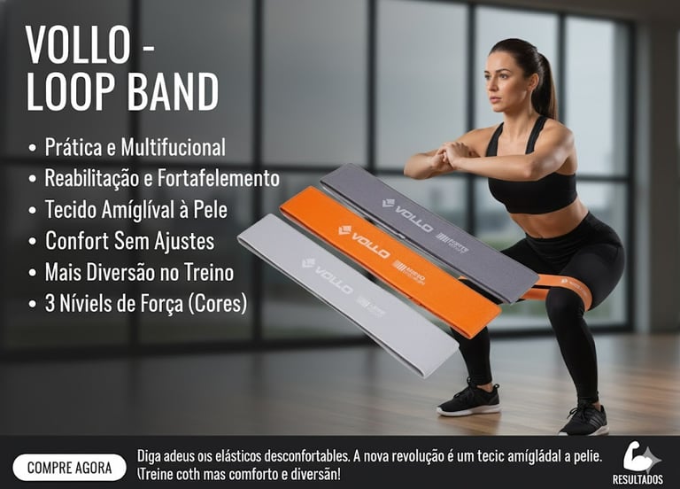Faixas elástica para treino