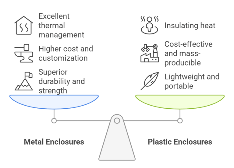 Metal vs. Plastic Enclosures
