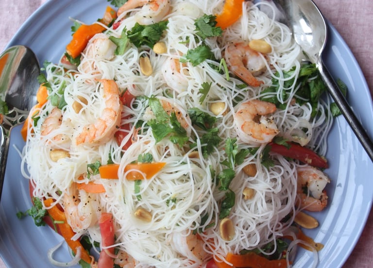 shrimp vermicelli salad