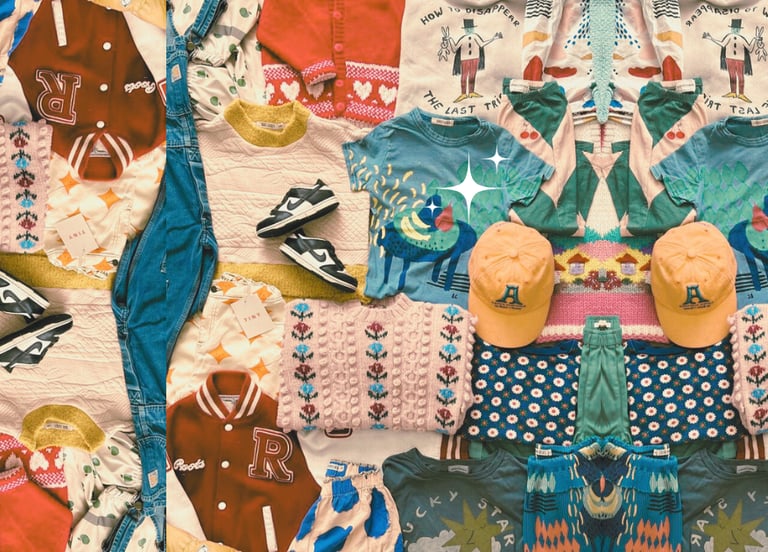 intercambio de lotes de ropa de reuso