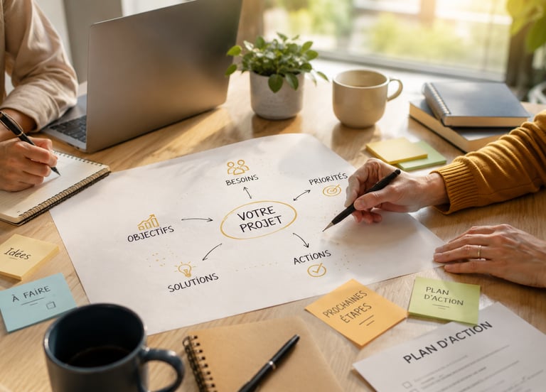 Co-construction projet organisationnel consultant formation Bretagne