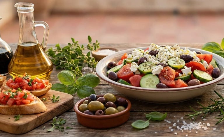 Cucina Mediterranea per ricette sane, facili, veloci e saporite