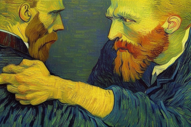 Lex Lata Consulting and Law a painting of a man with a beard and a beard