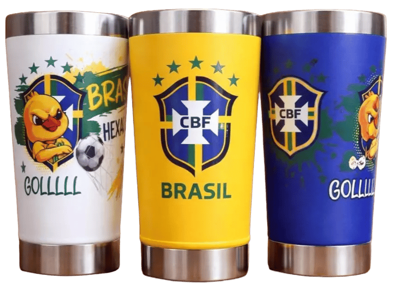 Copo Termico 473ml Personalizado Brasil Com