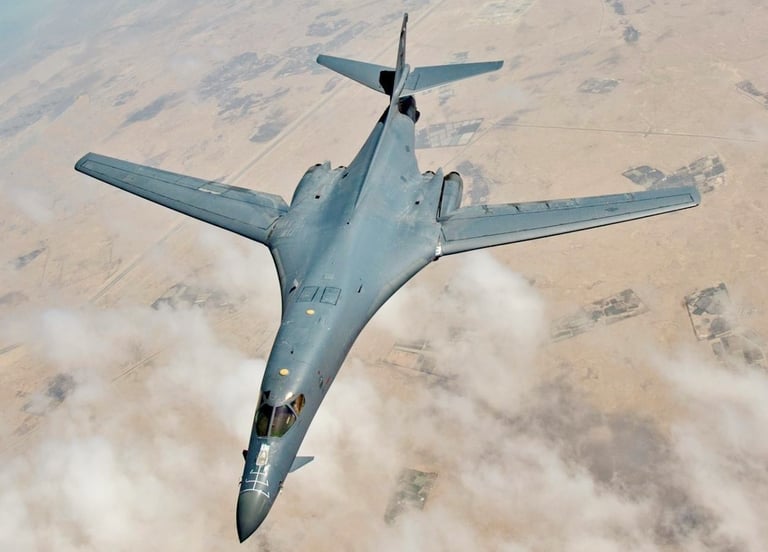 B-1B Lancer Bomber refuelling