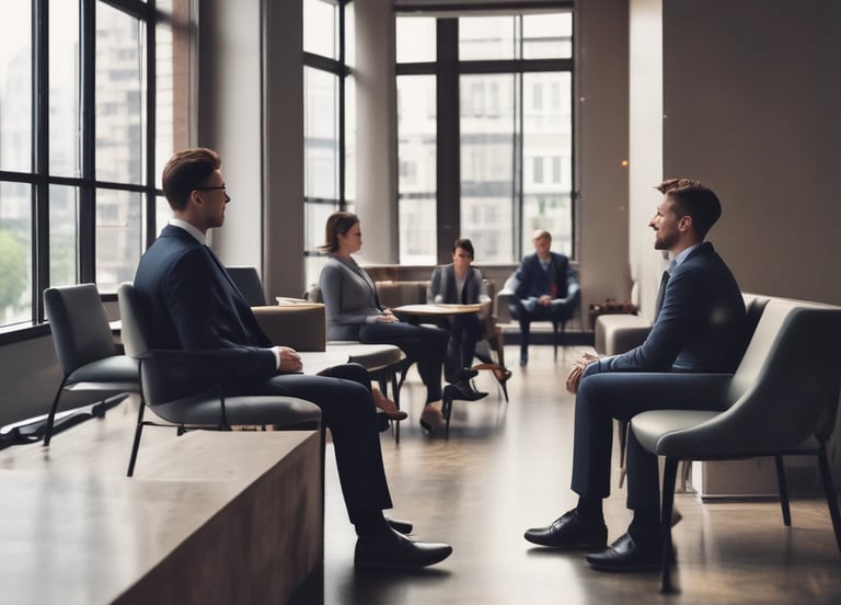 A diverse team collaborating around a table with laptops and notes.