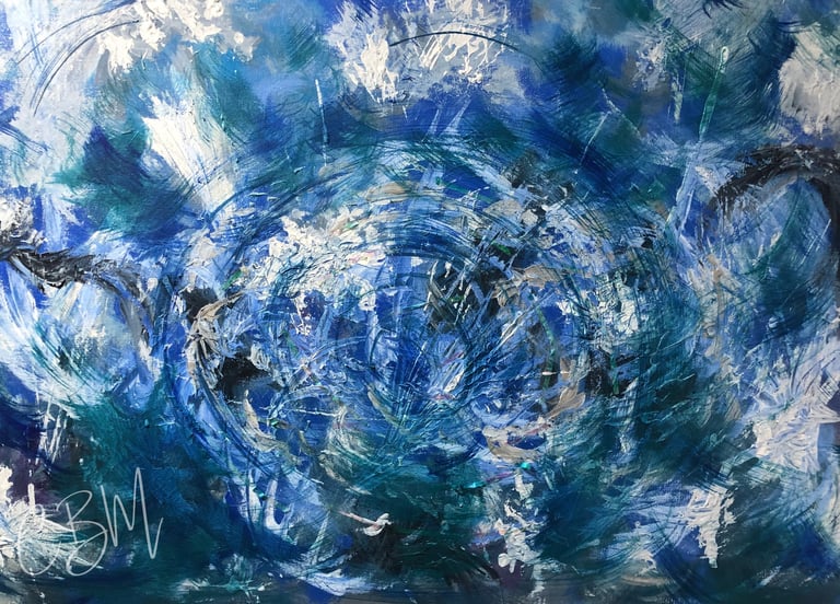 CBM Art abstract blue 