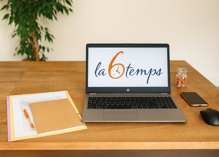 Bureau professionnel imageant la gestion administrative, organisation, assistance pour entrepreneur