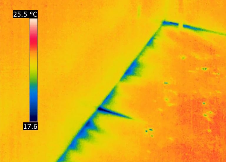 Inspection thermographique étanchéite à l'air