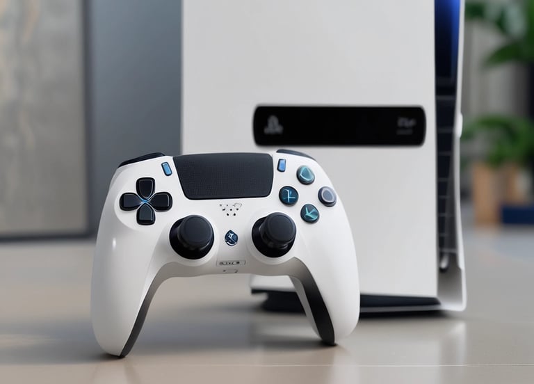 a close up of a video game controller