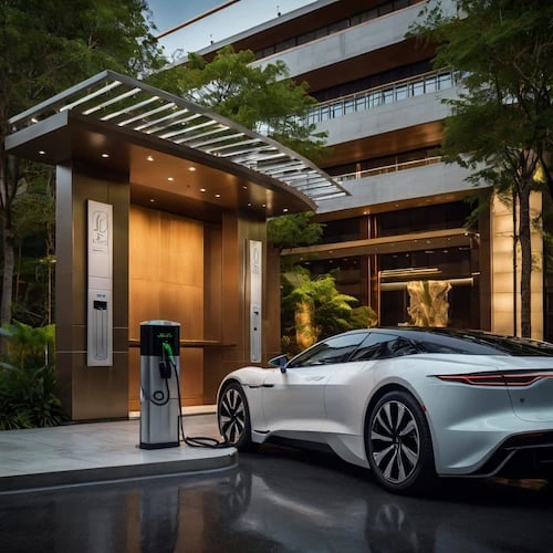 DC Destination charger in Lusail