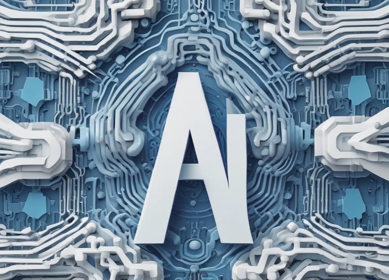 A computer chip with the letter ia printed on it