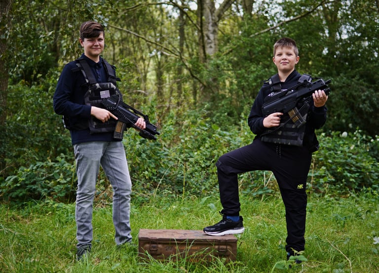 lasergamen kinderfeest