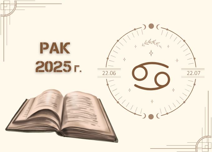 Астрологична прогноза - Рак 2025г.