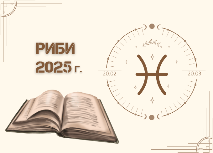 Астрологична прогноза - Риби 2025г.