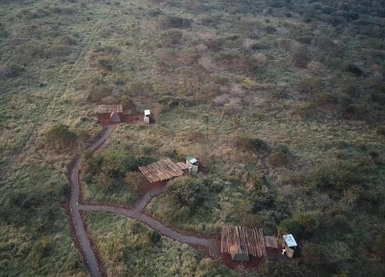 Group glamping safari bookings at Albizia self catering tents in Hluhluwe