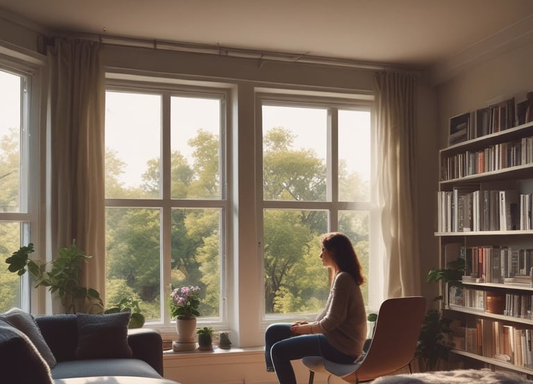 a woman with a smile on her face and hands on her face