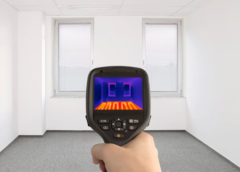 inspection intérieure plancher chauffant