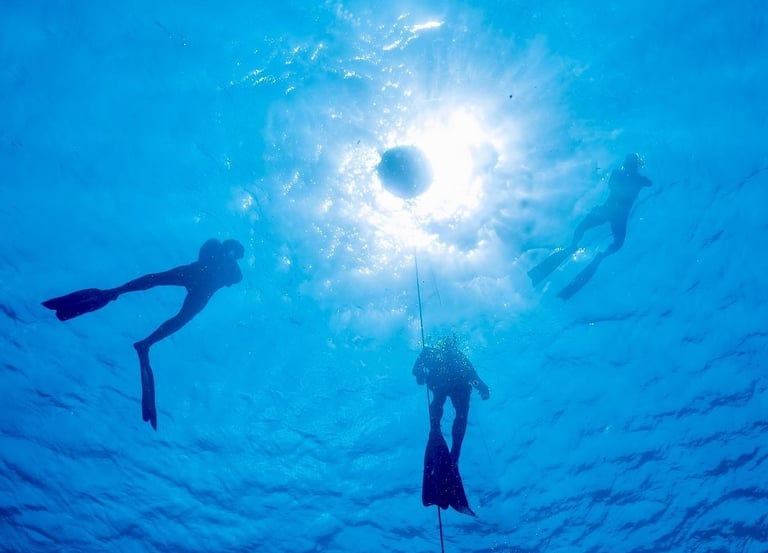 Freediving on Curacao