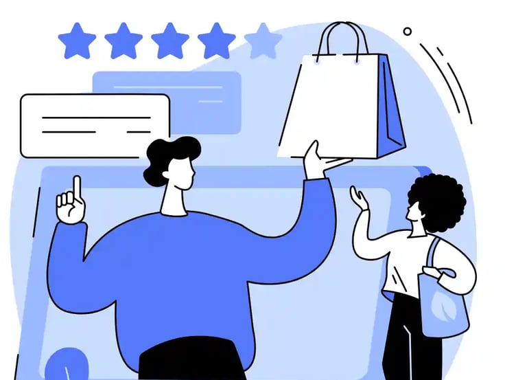 Customer reviews and trust signals for local SEO