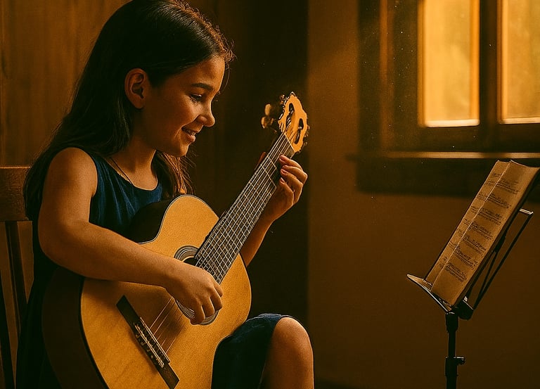 Λυρικά Σύνολα, κορίτσι μελετά