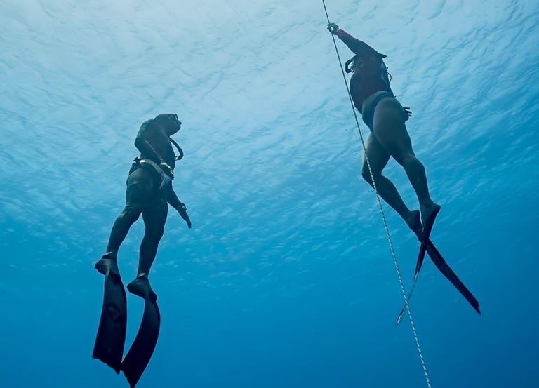 Freediving on Curacao