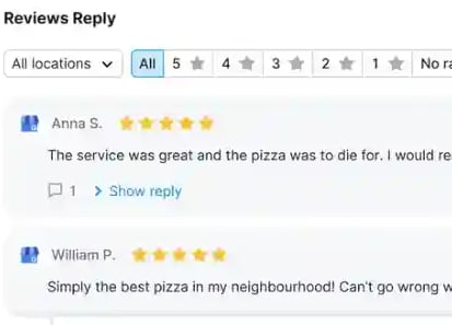 Google reviews highlighting customer satisfaction, quality service, and 5-star ratings