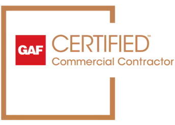 GAF Certified Commercial Contractor Logo Square Transparent Background
