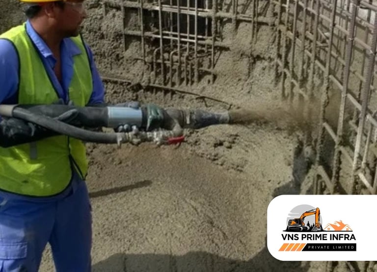 Enhancing Construction with VNS Prime Infra Pvt Ltd: Top Guniting Contractors in Bangalore