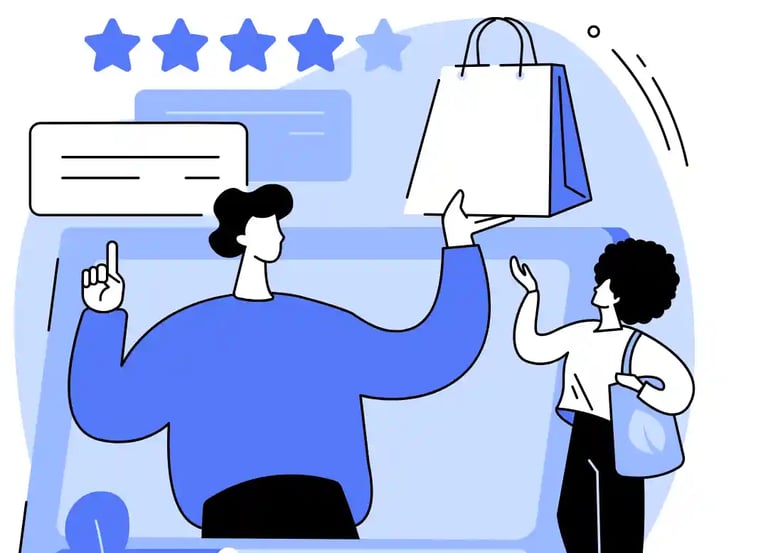 Customer reviews and trust signals for local SEO