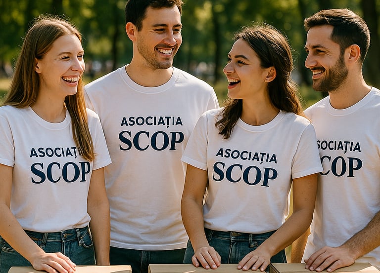 patru voluntari scop