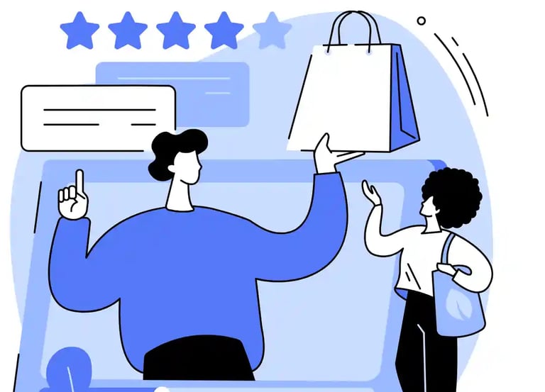 Customer reviews and trust signals for local SEO